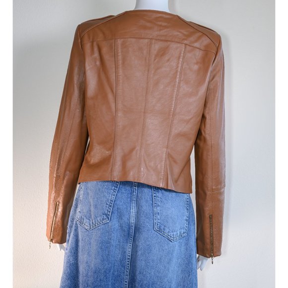 WHBM: Moto Leather Jacket - Picture 8 of 12